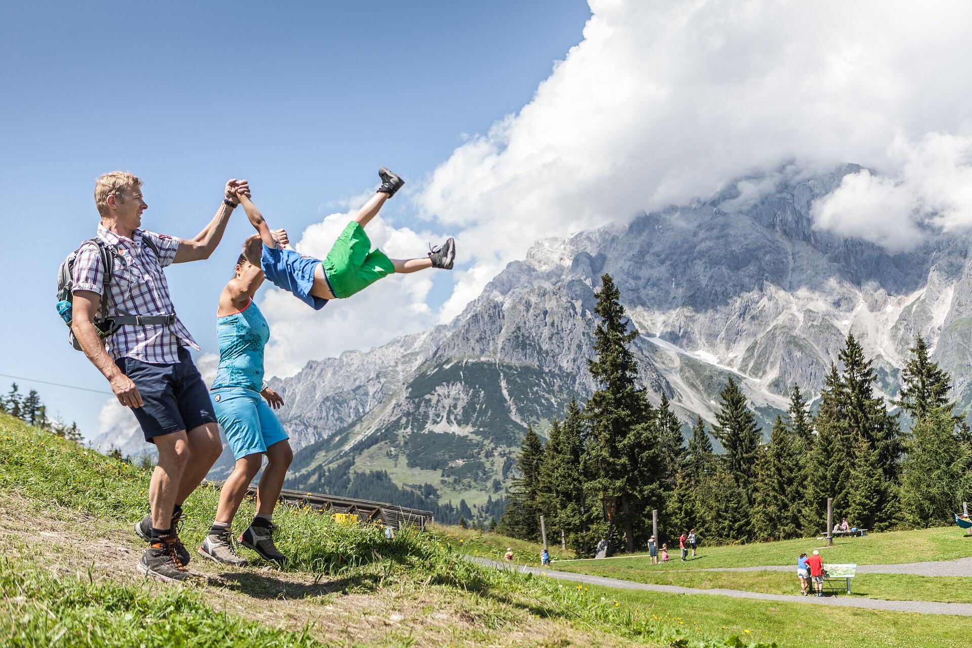 Familienwanderung in der Region Hochkönig