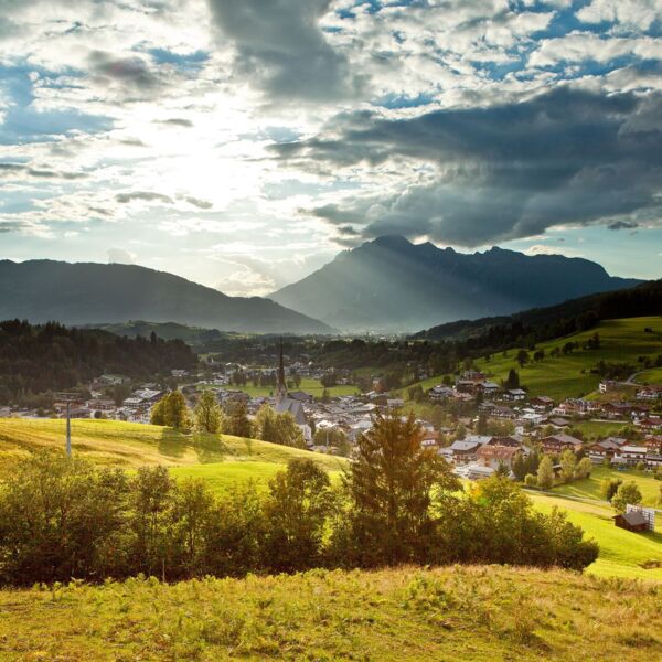 Maria Alm Landschaftsbild in der Region Hochkönig