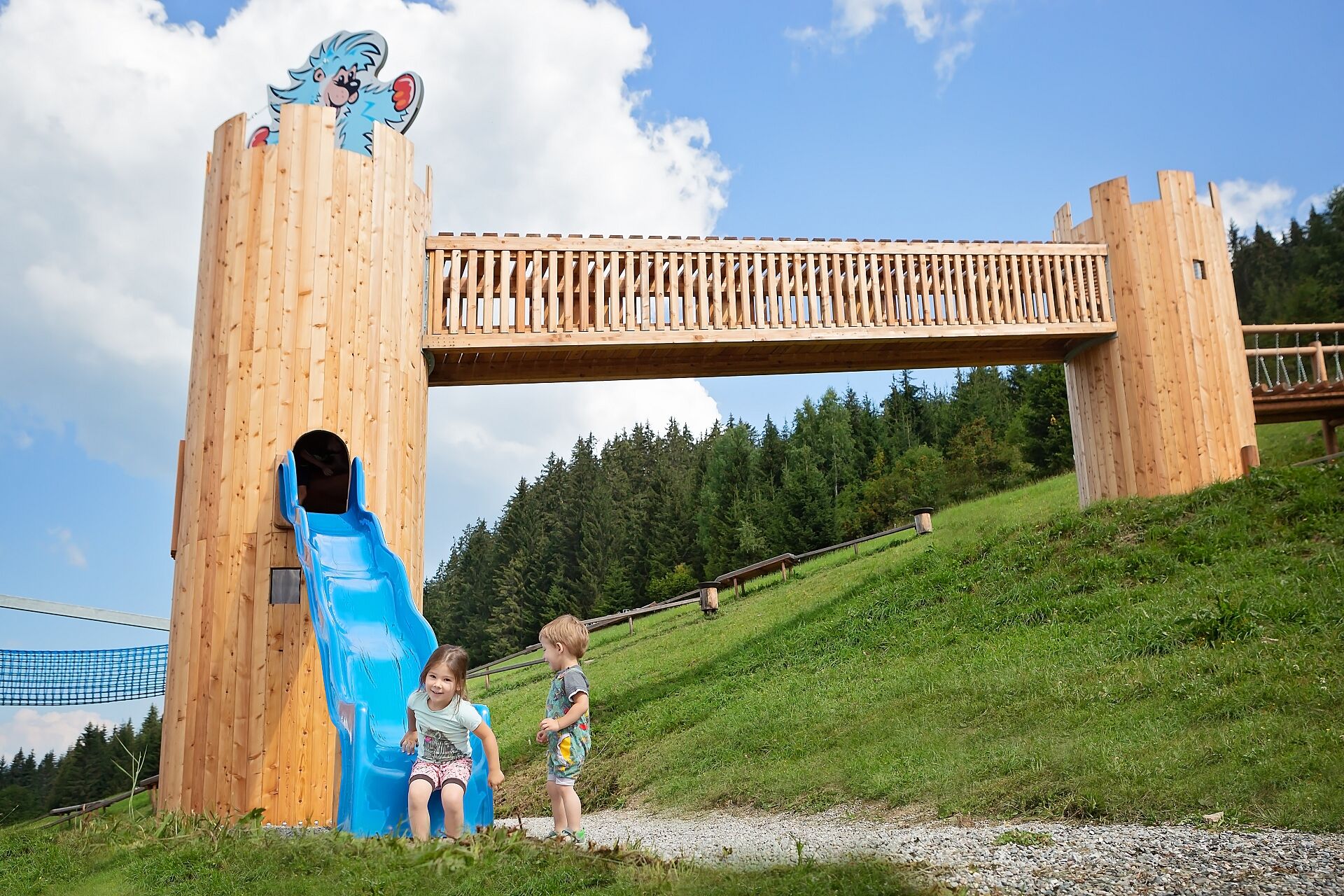 Schlossspielplatz in der Region Hochkönig